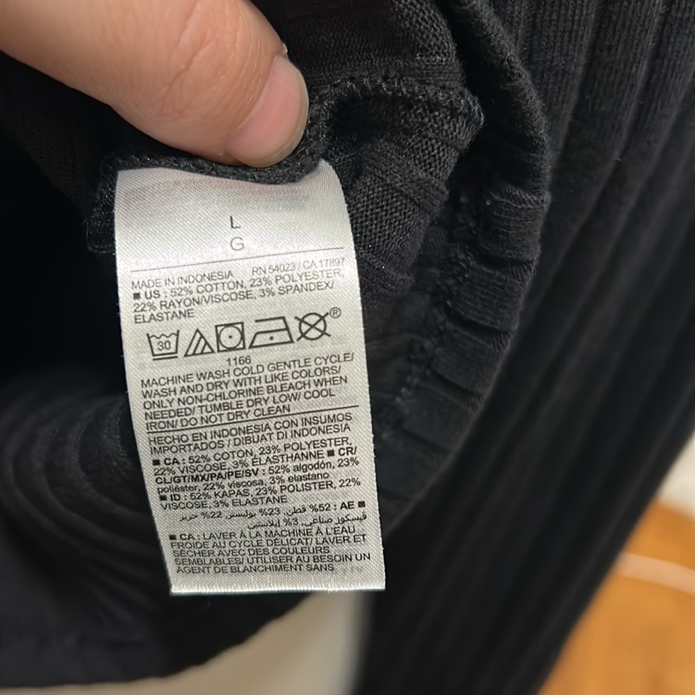 Mock Neck Ribbed Sweater - Picture 7 of 8
